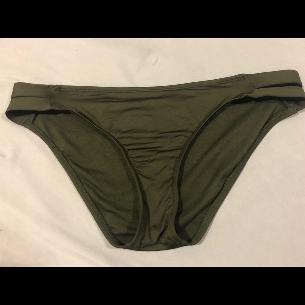 NWOT Olive green bikini bottoms